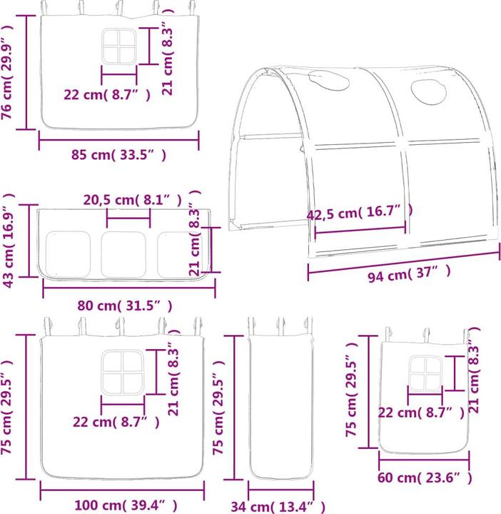 Actual product image VidaXL Ronda (90 x 190 cm)