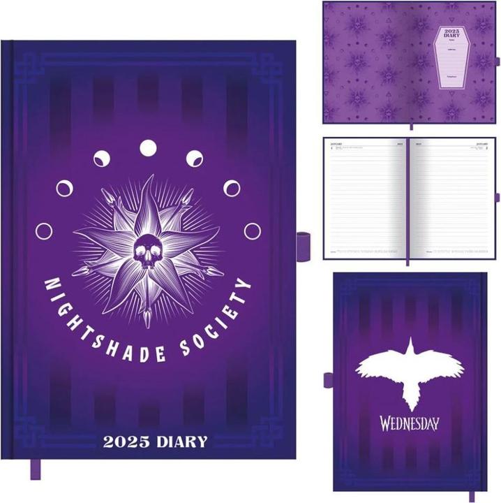 Produktbild Wednesday Taschenkalender 2025 14,5 x 21,5 cm (A5, Deutsch)