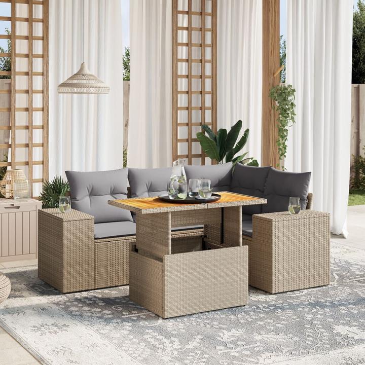 Produktbild VidaXL 10-tlg. Garten-Lounge-Set mit Kissen