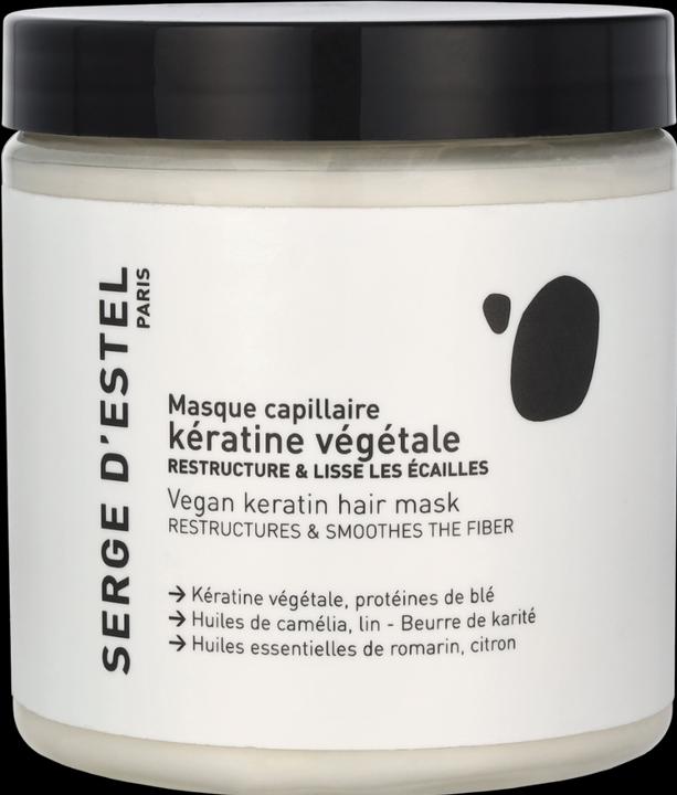 Image du produit Serge D'Estel PARIS Keratin Hair Mask 250g Brazilian Smoothing Hair Fiber Mask 100% Vegan