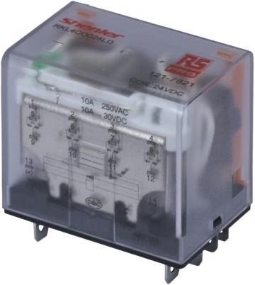 Produktbild Rs Pro Miniature Power Relay 10A 4PCO 24Vdc