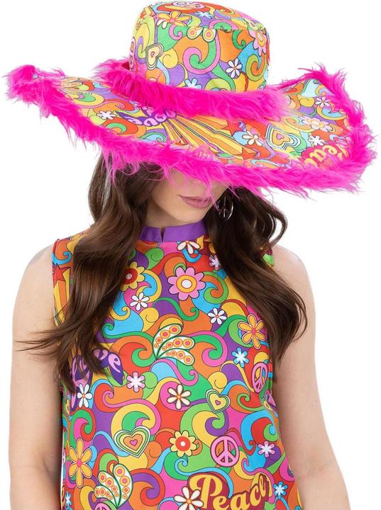 Actual product image Smiffys Unisex Adult Summer Of Love Hippie Sun Hat