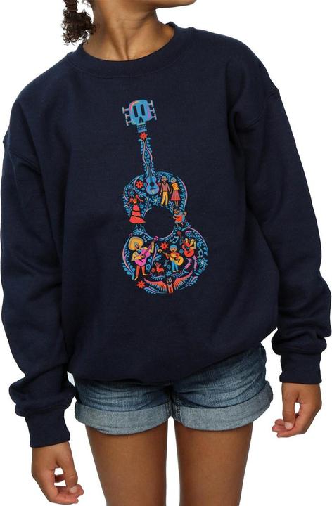 Produktbild Disney Coco Guitar Pattern Sweatshirt Mädchen (116)