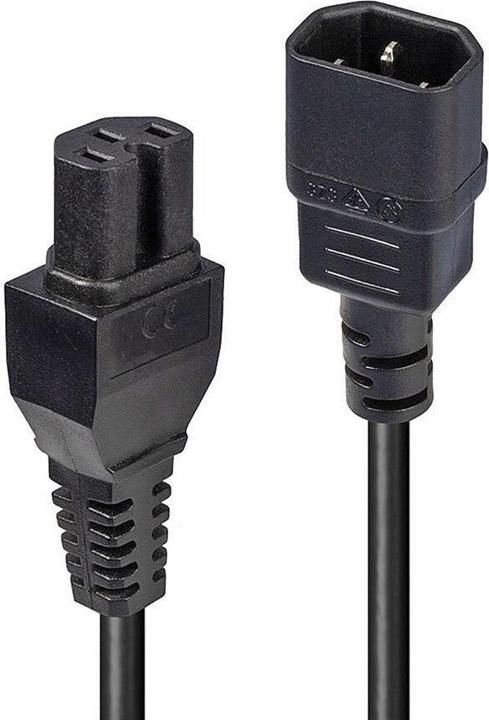Actual product image Lindy 30314 Power cable extension (2 m, C14)