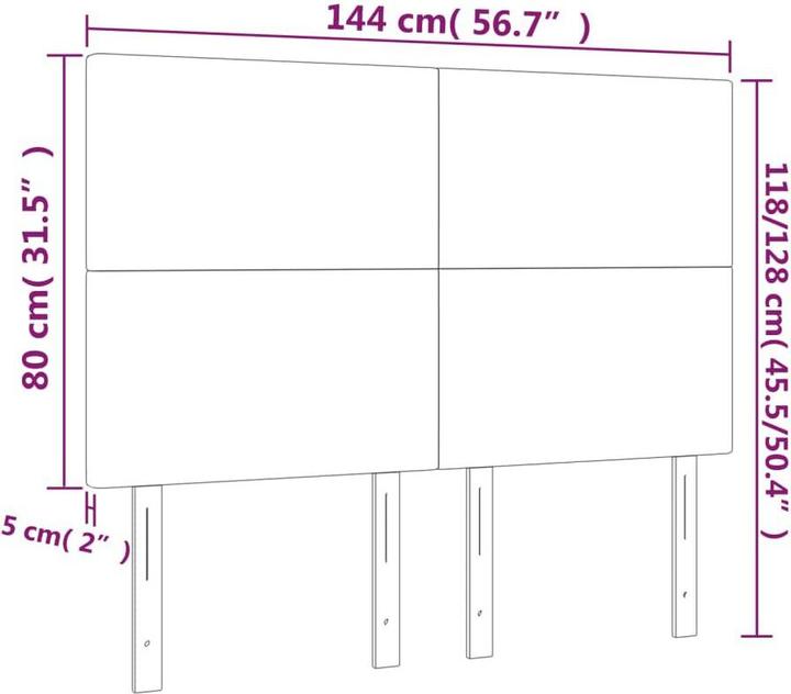 Immagine prodotto VidaXL Lauriane (144 x 5 x 128 cm)