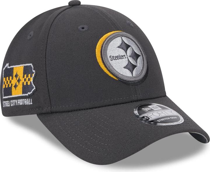 Immagine prodotto New Era Cappello 9Forty Stretch 2024 DRAFT Pittsburgh Steelers (Taglia unica)