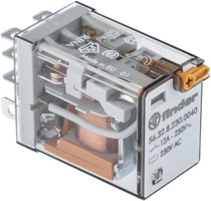 Image du produit Finder Mini-relais 2RT 12A bobine 230Vca