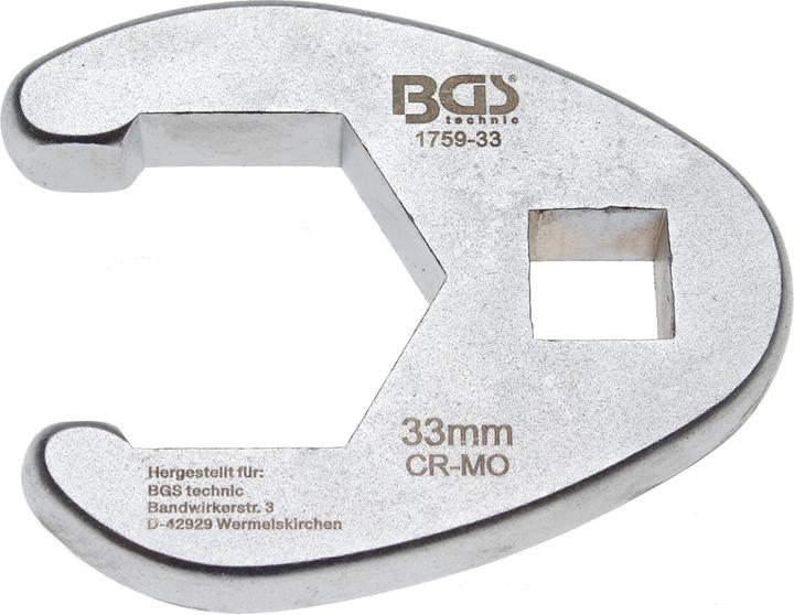 Image du produit BGS Clé col de cygne 12,5 mm (1/2") 33 mm (33 mm)