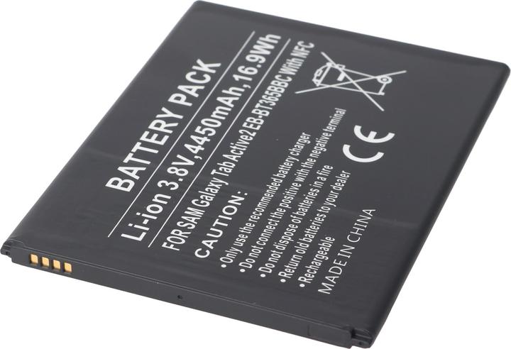 Actual product image AccuCell Battery Samsung Galaxy Tab Active, SM-T365, EB-BT365BBU