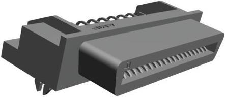 Produktbild TE Connectivity Champ 050,receptacle,1.27mm,Au,68way