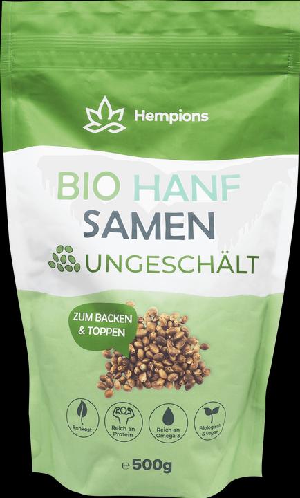 Immagine prodotto Hempions Semi di canapa biologici non decorticati (500 g)