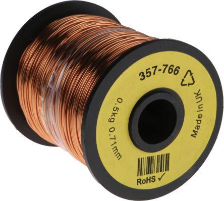 Produktbild Rs Pro Kupferlackdraht 0,71mm PU isoliert 120m (120 m)