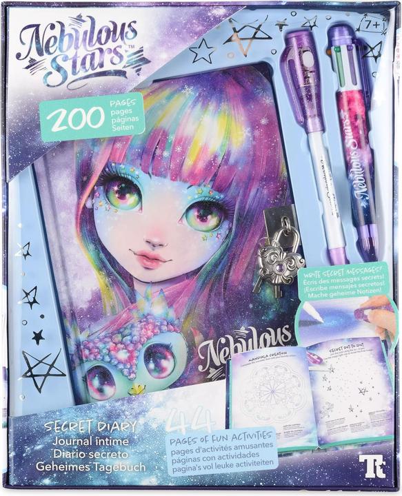 Image du produit Tween Team Journal secret (A5, À rayures, Couverture rigide)