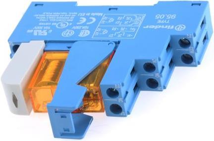 Image du produit Finder Interface relais 2RT, 8A, bob 24V c.a