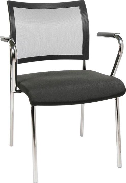 Actual product image Topstar Visitor chair, 4-leg, mesh or upholstery, without armrests, set of 2