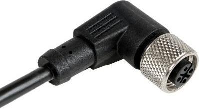 Image du produit Rs Pro M12 Connector Female Angled,4W, 5m