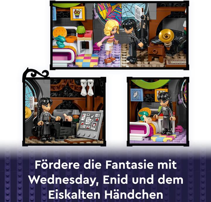 Produktbild LEGO Wednesdays und Enids Zimmer im Studentenwohnheim (76781, LEGO Wednesday, LEGO Seltene Sets)