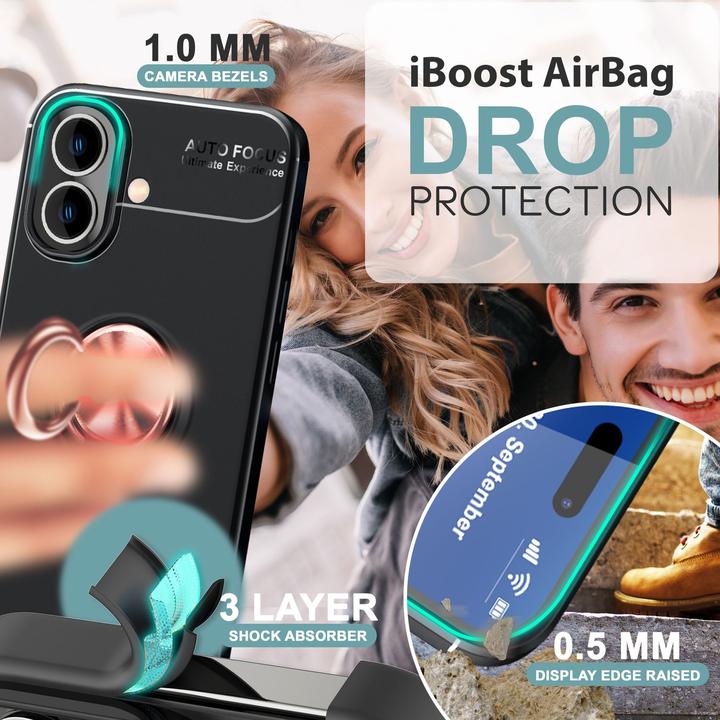 Produktbild Nalia Matte Ring Silikon Hülle (Apple iPhone 16)