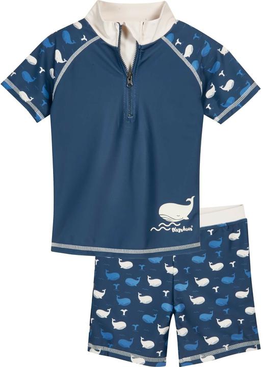 Image du produit Playshoes Ensemble maillot de bain UV manches courtes baleine marine taille 122/128 (122)