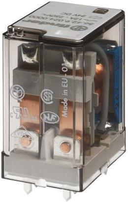 Actual product image Finder DPDT PCB power relay,12A 12Vdc coil