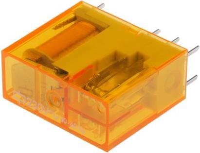 Actual product image Finder DPDT miniature PCB relay,8A 230Vac coil