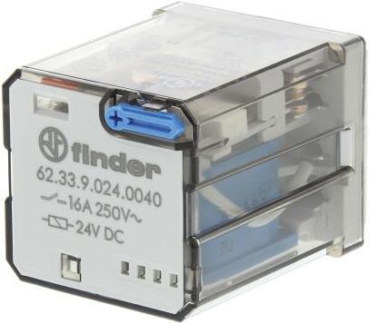 Produktbild Finder Steckrelais 24VDC 3 Wechsler Serie 62