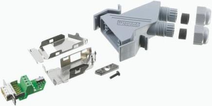 Actual product image Phoenix Contact IP67 Interbus connector kit male, 9 way