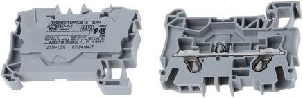 Produktbild Wago DIN-Schienenklemme 2 x 4 mm2 grau