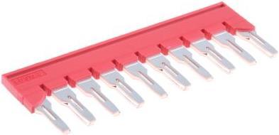 Produktbild Phoenix Contact Steckbrücke 10-polig FBS 10-8 rot (107 mm)