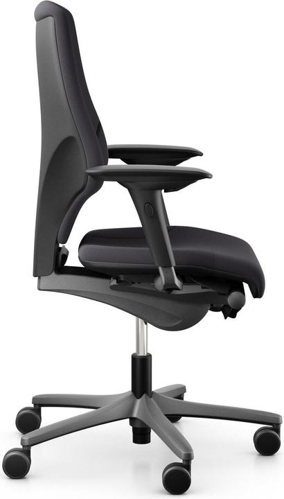 Immagine prodotto Giroflex Bürostuhl 64 mit Polsterrücken und Armlehnen, Charcoal