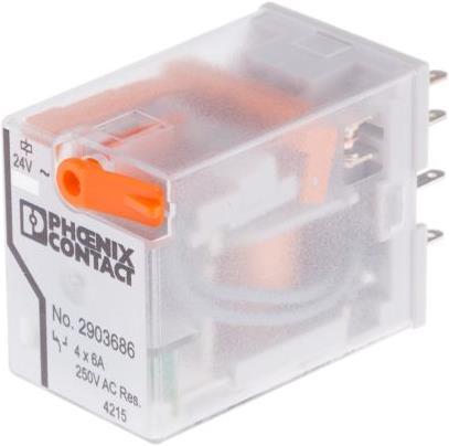 Produktbild Phoenix Contact REL-IR4 Plug In Power Relay 24AC/4X21