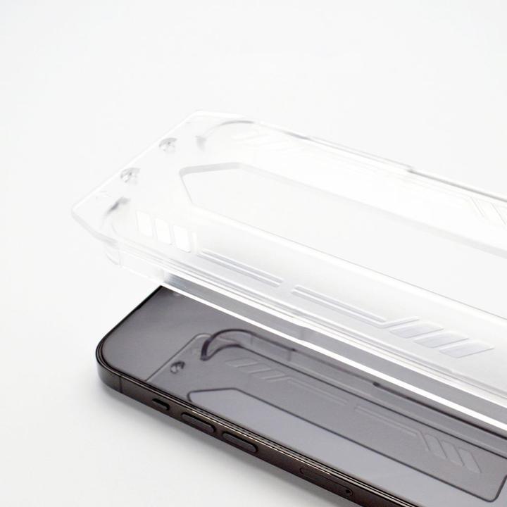 Immagine prodotto Wozinsky Vetro temperato 9H con cornice di montaggio per iPhone 15 Pro Premium Glass - nero (1 Pezzo/i, Apple iPhone 15 Pro)