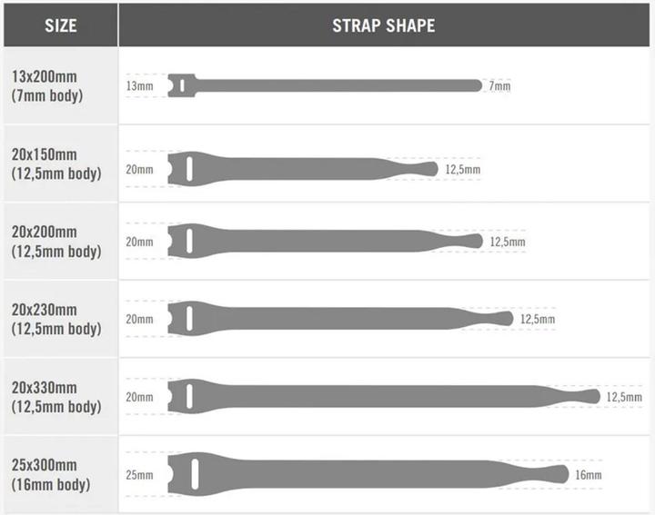 Actual product image Velcro brand Professional brand cable tie (Plastic cable ties, 200 mm, 100 pcs.)
