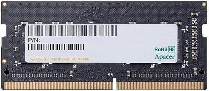 Immagine prodotto Apacer DDR4 8GB 2666MHz CL19 SODIMM 1.2V (1 x 8GB, 2666 MHz, DDR4-RAM, SO-DIMM)