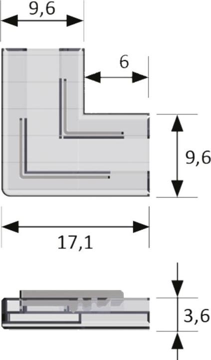 Actual product image Halemeier 90+AMIAsA- Verbinder Versa max. 3A