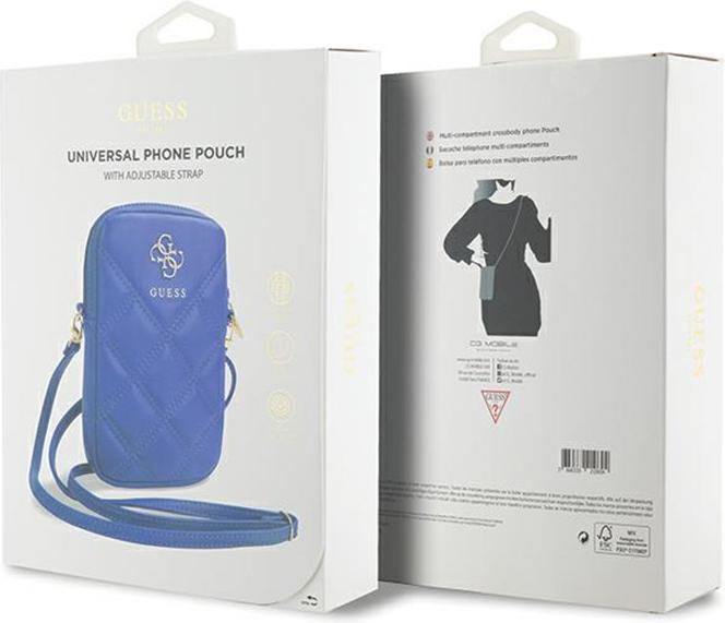 Produktbild Guess Torebka GUWBZPSQSSGB niebieski/blue Zip Quilted 4G