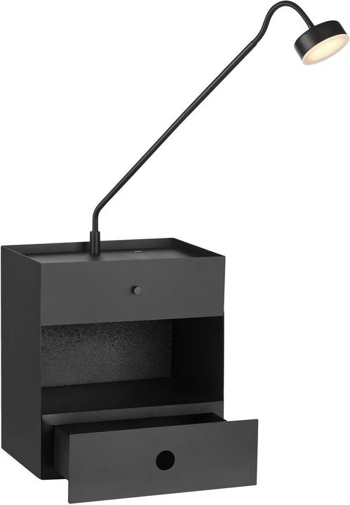 Markslöjd MARKSLOJD Draw 1L Wandleuchte Schwarz (525 lm)