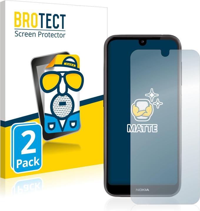 Produktbild BROTECT Entspiegelungsfolie Displayschutz Displayschutzfolie Folie Matt (2 Stück, Nokia 4.2)