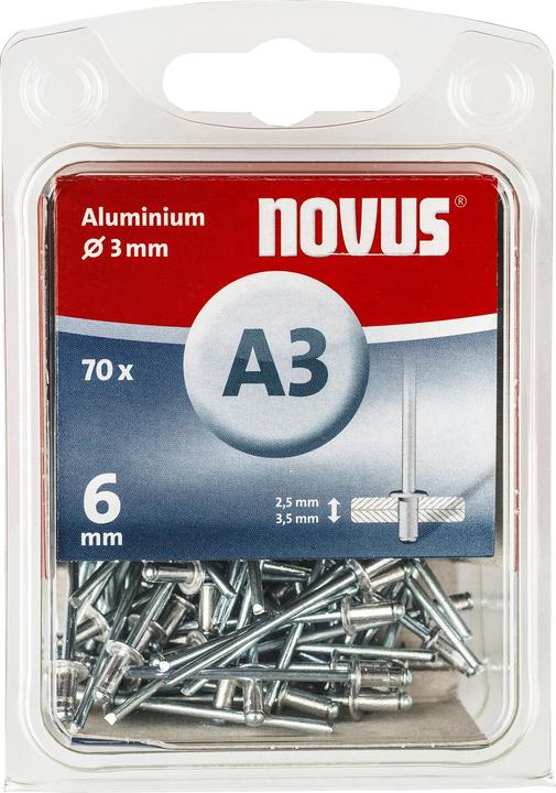 Actual product image Novus Blind rivet