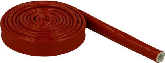 Produktbild Delock Feuerfester Schutzschlauch silikonbeschichtet 2 m x 10 mm rot (Kabeldurchlass, 200 cm)