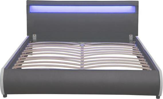 Produktbild Juskys Polsterbett Sevilla mit LED (140 x 200 cm)