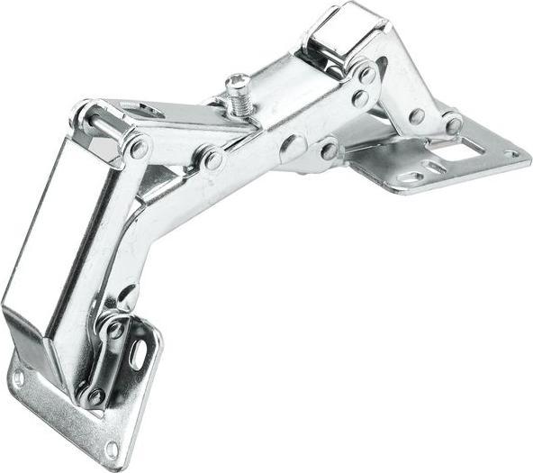 Actual product image Hettich Weitwinkel-Aufschraubscharnier mit Feder, Stahl vernickelt, 1 Stck