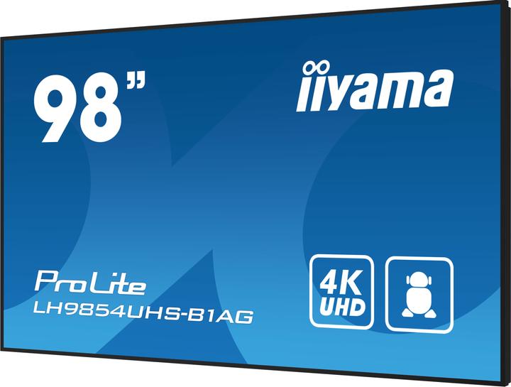 Actual product image iiyama ProLite LH9854UHS-B1AG (3840 x 2160 Pixels, 98")
