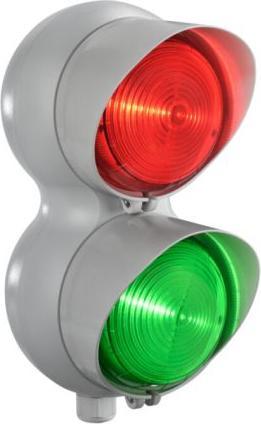 Produktbild Rs Pro LED LED Ampel Signalleuchte 2-stufig Linse Grün, Rot LED Grün, rot + Dauer 231mm