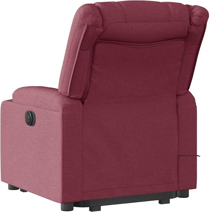 Produktbild VidaXL Massagesessel mit Aufstehhilfe Weinrot Stoff