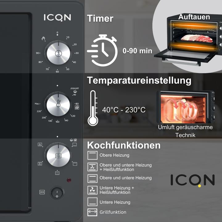 Produktbild Icqn Minibackofen