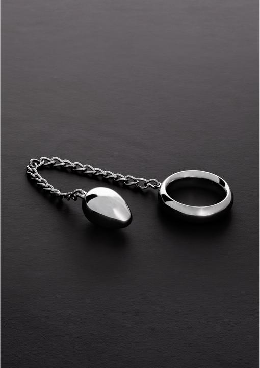 Image du produit Steelo Donut C-Ring Anal Egg (55/55mm) avec chaîne (5.50 cm)