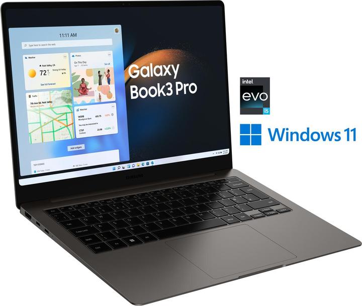 Actual product image Samsung Galaxy Book3 Pro (14", Intel Core i5-1340P, 8 GB, 512 GB, DE)