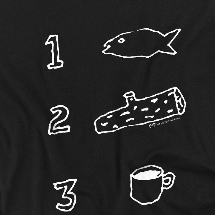 Immagine prodotto Twin Peaks Coffee Log Fish Maglietta Uomo (3XL)