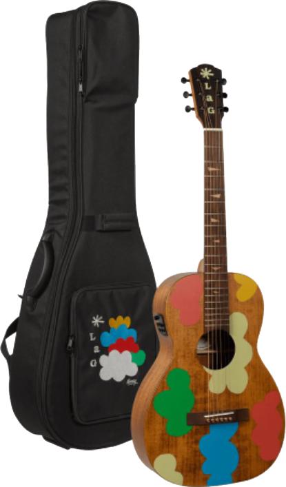Image du produit Lâg Guitars Vianney 2 (Guitare électrique, Ossature, Épicéa de Sitka, Acajou Khaya, Brown Brankowood, Acajou de Sitka)